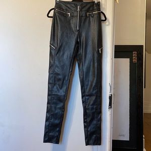 Tiger Mist Size 6 pleather leggings